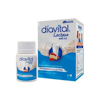 Diavital Lactasa 9000 Fcc 60 Comprimidos